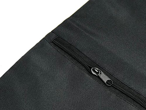 HOLYLUCK Black Drawstring Gym Backpack Bag