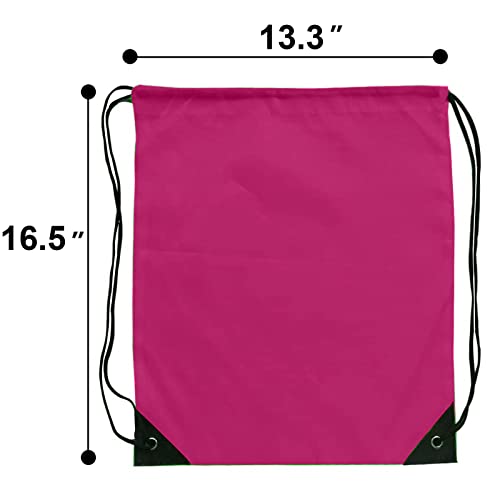 42-Pack Drawstring Backpacks in 14 Colors