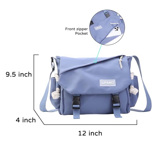 Phaoullzon Aesthetic Kawaii Crossbody Messenger Bag