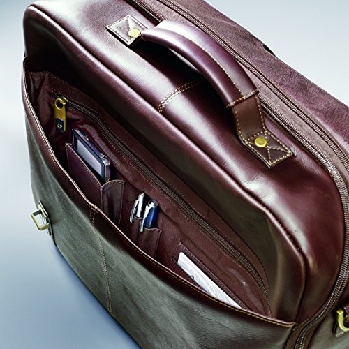 Samsonite Colombian Leather Messenger Bag - Brown