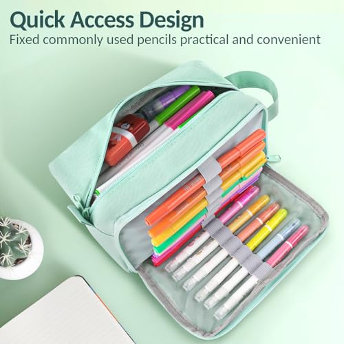 Sooez Mint Green High Capacity Pencil Case