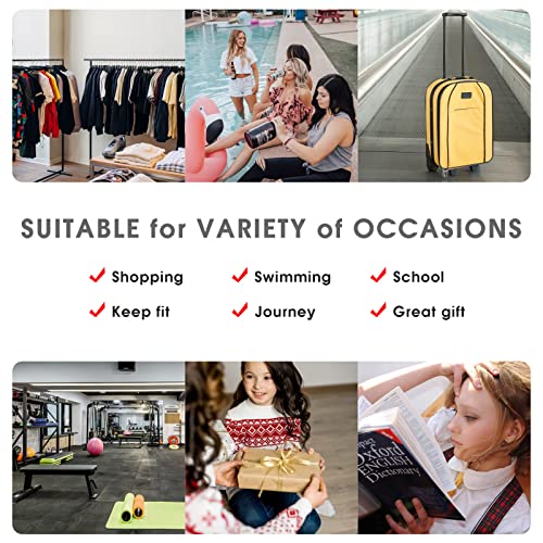 Light Blue Drawstring Backpack with Mesh Pockets