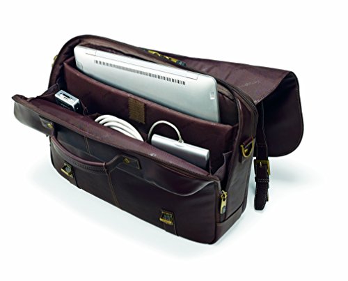 Samsonite Colombian Leather Messenger Bag - Brown