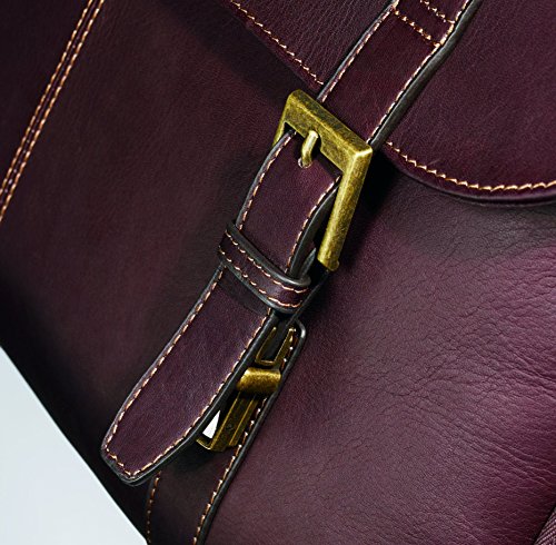 Samsonite Colombian Leather Messenger Bag - Brown