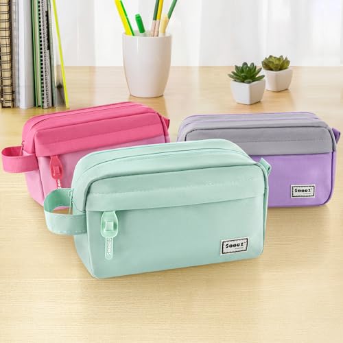 Sooez Mint Green High Capacity Pencil Case