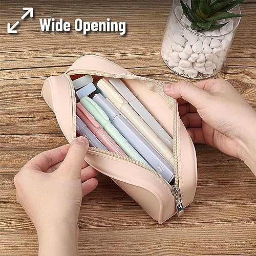 Silicone Pencil Case in Malibu Dune Color