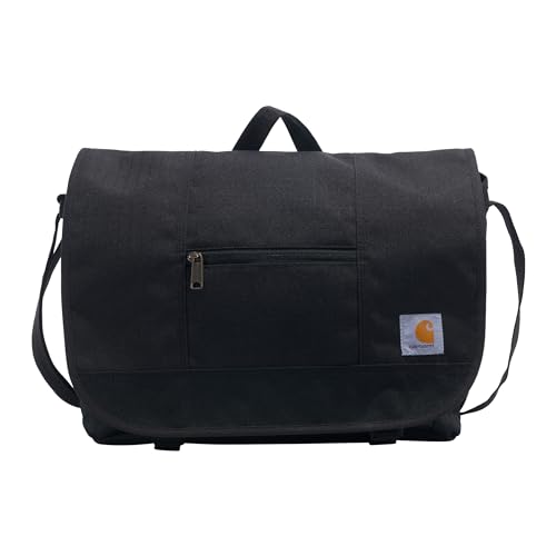 Carhartt Water-Resistant Black Messenger Work Bag