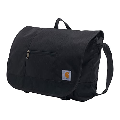 Carhartt Water-Resistant Black Messenger Work Bag