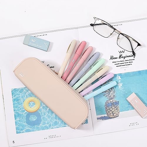 Silicone Pencil Case in Malibu Dune Color
