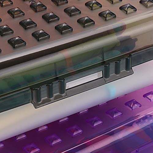 BTSKY Large Capacity Utility Pencil Box - 6 Pack