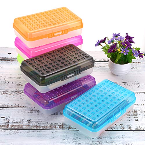 BTSKY Large Capacity Utility Pencil Box - 6 Pack