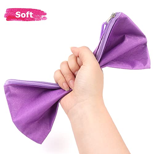 12 Pack Waterproof Zipper Pencil Pouches for Organizing