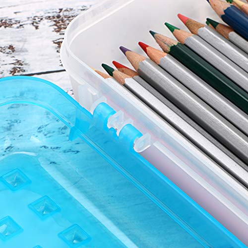 BTSKY Large Capacity Utility Pencil Box - 6 Pack