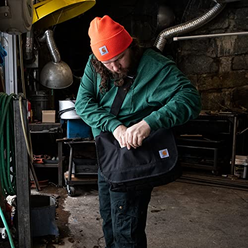 Carhartt Water-Resistant Black Messenger Work Bag