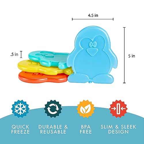 Fit & Fresh Penguin Ice Packs for Lunch Bags