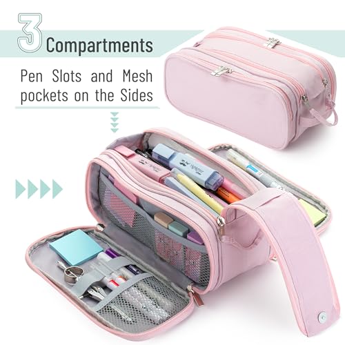 Large Capacity Pencil Case and Pen Pouch
