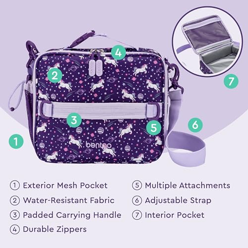 Bentgo® Kids Unicorn Lunch Bag – Durable & Insulated