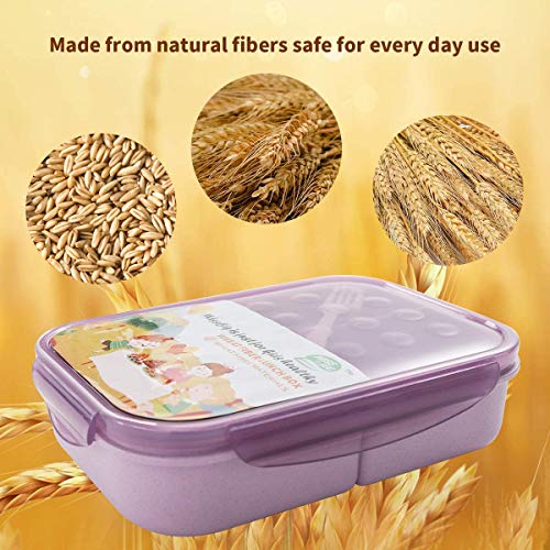 Miss Big Purple Bento Box for Kids