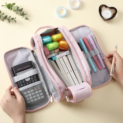 Large Capacity Pencil Case and Pen Pouch