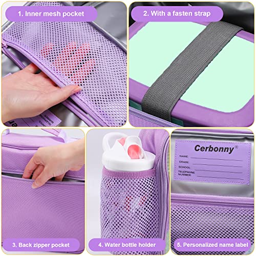 Cerbonny Insulated Kids Lunch Box - Crystal Purple