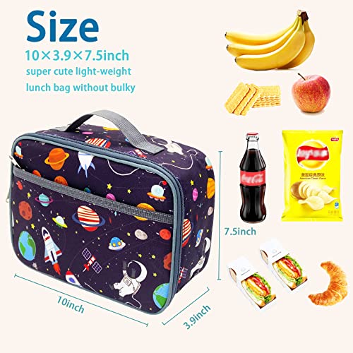Kids Insulated Lunch Box - Dinosaur Shark Camo