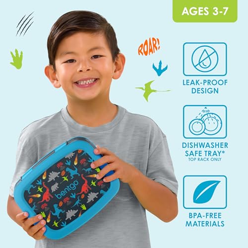 Bentgo® Kids Dinosaur 5-Compartment Lunch Box