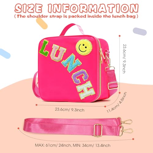 Cute Insulated Lunch Bag for Kids and Teens