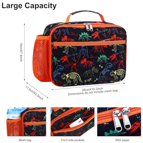 Insulated Lunch Bag for Kids - Washable & Leak-proof