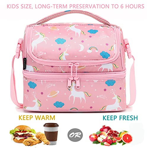 FlowFly Unicorn Insulated Double Decker Lunch Bag