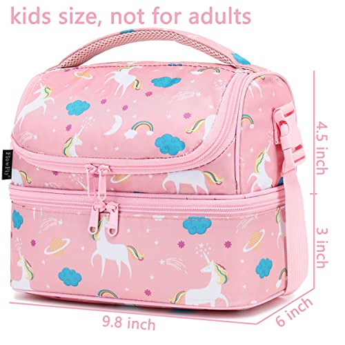 FlowFly Unicorn Insulated Double Decker Lunch Bag