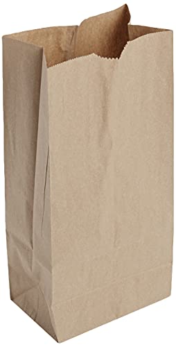 AJM Brown Paper Lunch Bags - 40 Pack