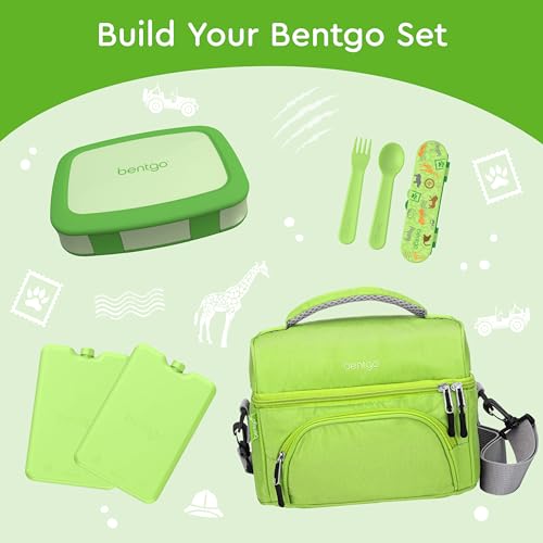 Bentgo® Kids Leak-Proof Bento Lunch Box (Green)