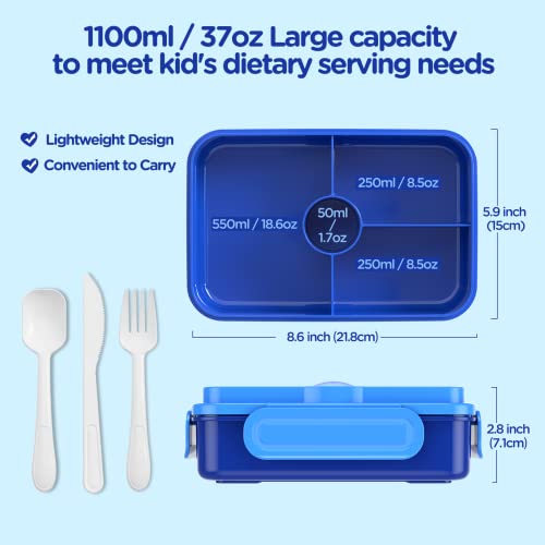Jelife Leakproof Bento Lunch Box for Kids