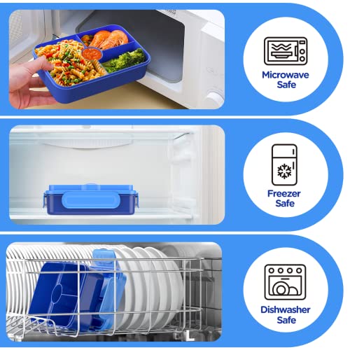 Jelife Leakproof Bento Lunch Box for Kids