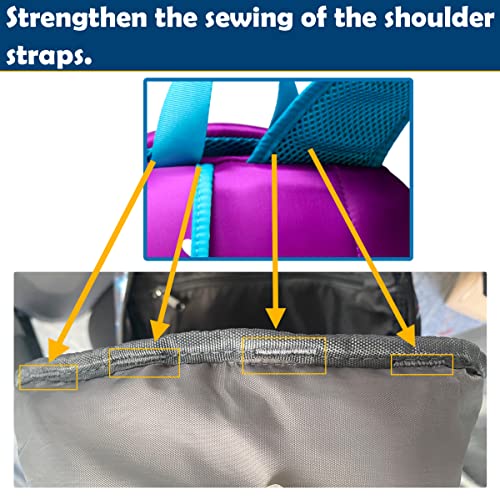 Cute Heart Print Girls' Backpack for School