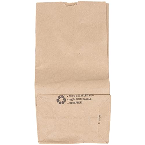 Brown Paper Lunch Bags - Pack of 100