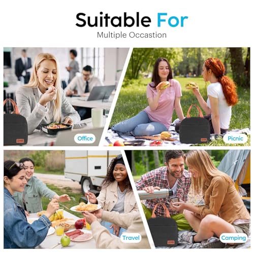 Insulated Large Capacity Lunch Bag for Adults