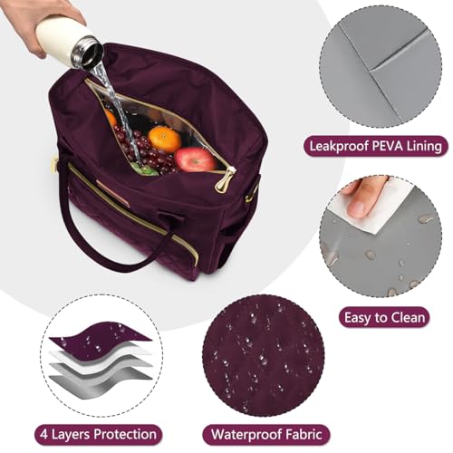 MIYCOO Insulated Lunch Bag with Ice Packs