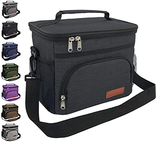 ExtraCharm Insulated Leakproof Lunch Bag - Black
