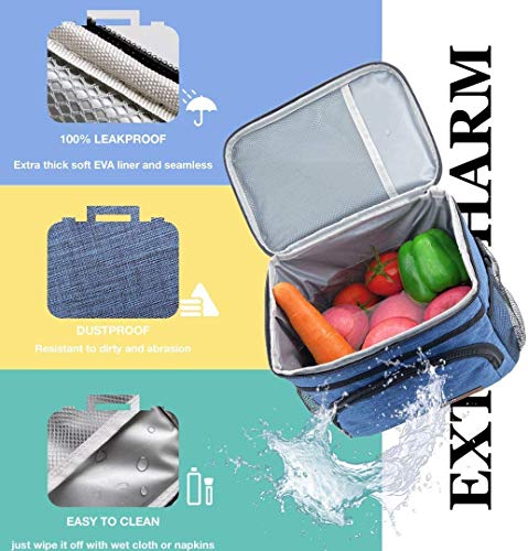 ExtraCharm Insulated Leakproof Lunch Bag - Black