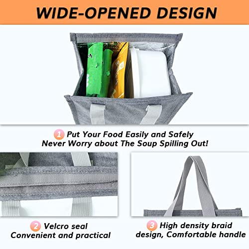 Insulated Large Lunch Bag for School and Travel