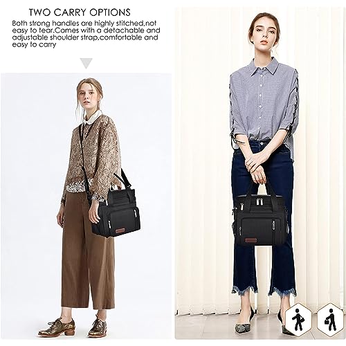 MIYCOO Insulated Lunch Bag and Box - Black