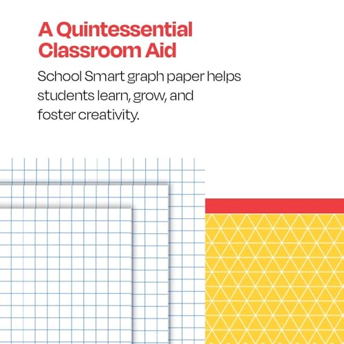 500-Sheet 1/4 Rule White Graph Paper Pack