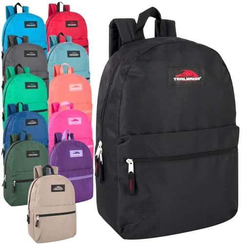 24-Pack Classic Backpacks for Boys and Girls