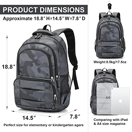 Rickyh Lightweight Waterproof Backpack for Elementary Students