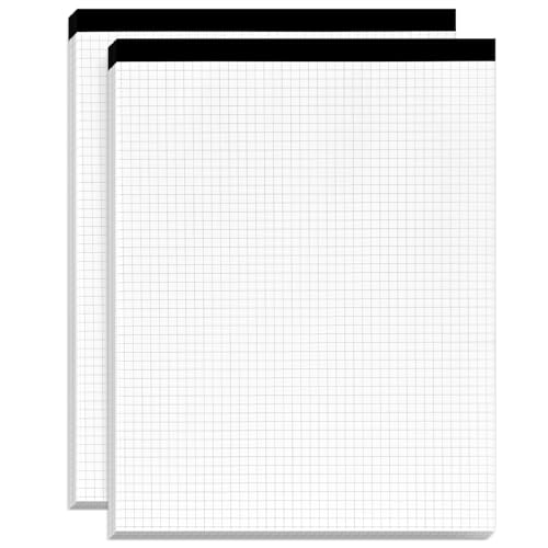 2-Pack 8.5"x11" Graph Paper Pads - 5x5 Quad