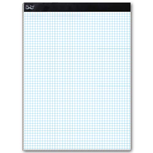 Mr. Pen 11"x8.5" 4x4 Graph Paper, 55 Sheets