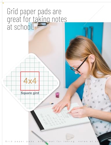 Zaviko 8.5" x 11" Graph Paper Pad - 2 Pack