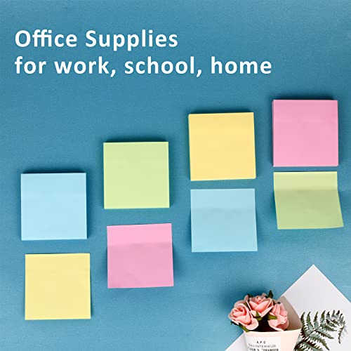 Colored Sticky Notes Bulk Pack - 28 Pads