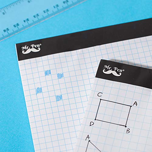 Mr. Pen 11"x8.5" 4x4 Graph Paper, 55 Sheets